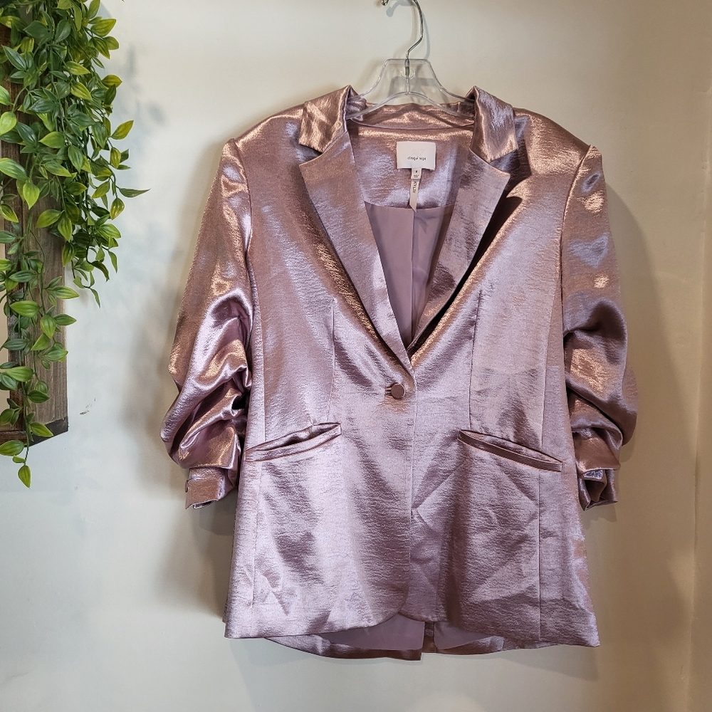 Kylie Satin Blazer with Pants